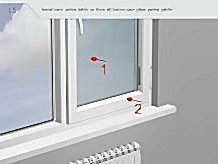 Kanat camı yerine takılır ve önce alt kısmın cam çıtası yerine çakılır.